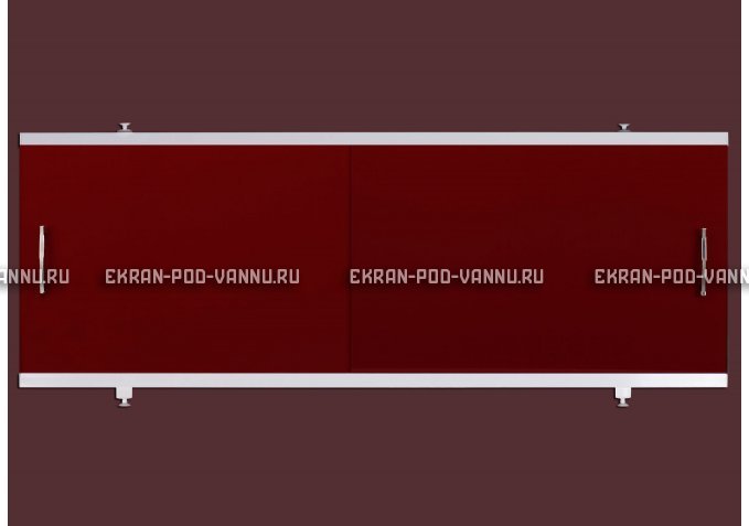Экран EUROPLEX Универсал бордо под трубы – купить по цене 6250 руб. в интернет-магазине в городе Новокузнецк картинка 1