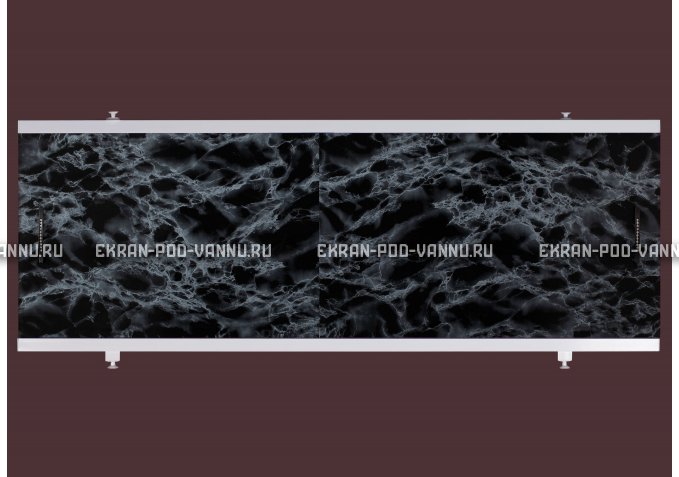Экран EUROPLEX Универсал черный мрамор – купить по цене 6250 руб. в интернет-магазине в городе Новокузнецк картинка 1