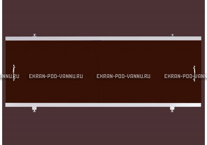 Экран EUROPLEX Универсал шоколад под трубы – купить по цене 6250 руб. в интернет-магазине в городе Новокузнецк картинка 1