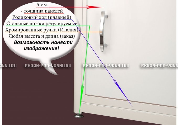 Экран на роликах EUROPLEX изображение 073 – купить по цене 12400 руб. в интернет-магазине в городе Новокузнецк картинка 2