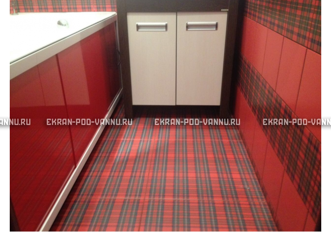 Экран раздвижной EUROPLEX Комфорт красный – купить по цене 6250 руб. в интернет-магазине в городе Новокузнецк картинка 3