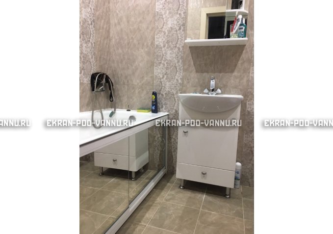 Раздвижной экран EUROPLEX Роликс Зеркальный – купить по цене 9700 руб. в интернет-магазине в городе Новокузнецк картинка 5