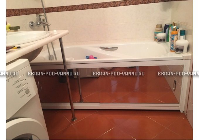 Раздвижной экран EUROPLEX Роликс Зеркальный – купить по цене 9700 руб. в интернет-магазине в городе Новокузнецк картинка 10