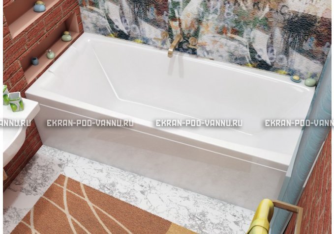 Акриловая ванна Relisan Kristina 170x75 – купить по цене 16160 руб. в интернет-магазине в городе Новокузнецк картинка 4
