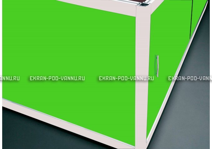 Торцевой экран EUROPLEX Комфорт салатовый – купить по цене 8760 руб. в интернет-магазине в городе Новокузнецк картинка 1