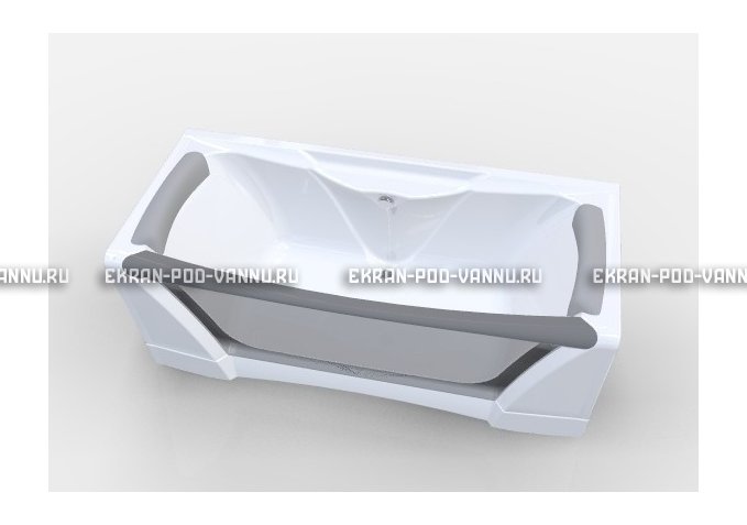 Прозрачная ванна 1MarKa Dolce Vita 180x80 – купить по цене 43200 руб. в интернет-магазине в городе Новокузнецк картинка 2
