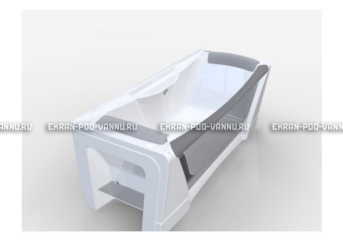 Прозрачная ванна 1MarKa Dolce Vita 180x80 – купить по цене 43200 руб. в интернет-магазине в городе Новокузнецк картинка 3