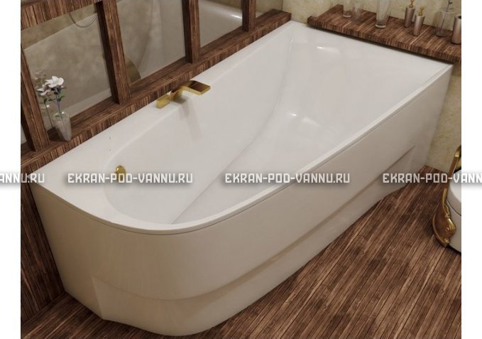 Акриловая ванна Vayer Boomerang 170x90 – купить по цене 47600 руб. в интернет-магазине в городе Новокузнецк картинка 1