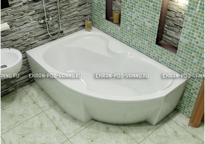Акриловая ванна Vayer Azalia 170x105 – купить по цене 28800 руб. в интернет-магазине в городе Новокузнецк картинка 1