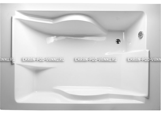 Акриловая ванна Vayer Coral 180x120 – купить по цене 33850 руб. в интернет-магазине в городе Новокузнецк картинка 2