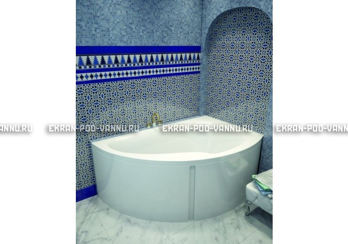 Акриловая ванна Vayer Ismena 160x105 – купить по цене 28350 руб. в интернет-магазине в городе Новокузнецк картинка 1