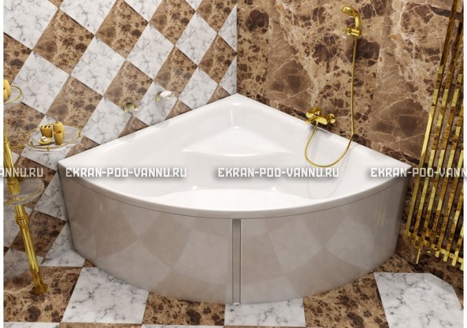 Акриловая ванна Vayer Persefona 140x140 – купить по цене 25230 руб. в интернет-магазине в городе Новокузнецк картинка 1