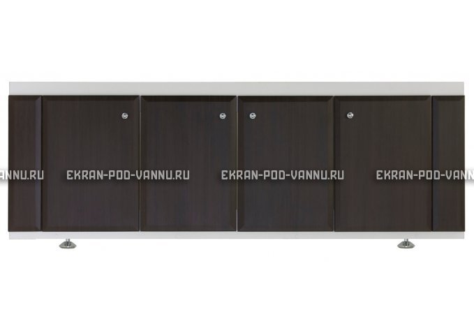 Экран распашной МДФ 150 - Венге – купить по цене 3170 руб. в интернет-магазине в городе Новокузнецк картинка 2