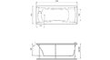 Акриловая ванна Relisan Loara 180x80 – купить по цене 23580 руб. в интернет-магазине в городе Новокузнецк картинка 17