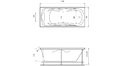 Акриловая ванна Relisan Marina 170x75 – купить по цене 15725 руб. в интернет-магазине в городе Новокузнецк картинка 17