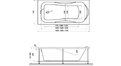 Акриловая ванна Relisan Elvira 170x75 – купить по цене 16160 руб. в интернет-магазине в городе Новокузнецк картинка 13
