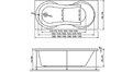 Акриловая ванна Relisan Lada 150x70 – купить по цене 14400 руб. в интернет-магазине в городе Новокузнецк картинка 13
