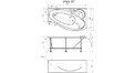 Акриловая ванна 1MarKa Gracia 160x95 – купить по цене 20300 руб. в интернет-магазине в городе Новокузнецк картинка 17