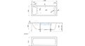 Акриловая ванна 1MarKa Modern 120x70 – купить по цене 7600 руб. в интернет-магазине в городе Новокузнецк картинка 17