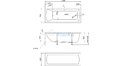 Акриловая ванна 1MarKa Modern 150x70 – купить по цене 9210 руб. в интернет-магазине в городе Новокузнецк картинка 17