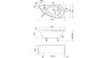 Акриловая ванна 1MarKa Piccolo 150х75 – купить по цене 11310 руб. в интернет-магазине в городе Новокузнецк картинка 25