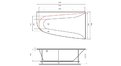 Акриловая ванна Vayer Boomerang 180x100 – купить по цене 53030 руб. в интернет-магазине в городе Новокузнецк картинка 18