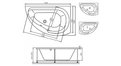 Акриловая ванна Vayer Ismena 160x105 – купить по цене 28350 руб. в интернет-магазине в городе Новокузнецк картинка 21